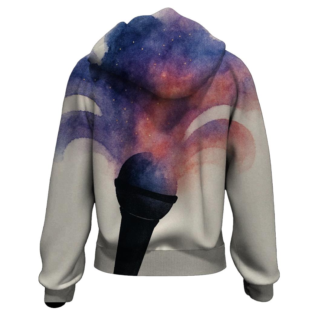 Microphone Nebula Bloom hoodies fashion