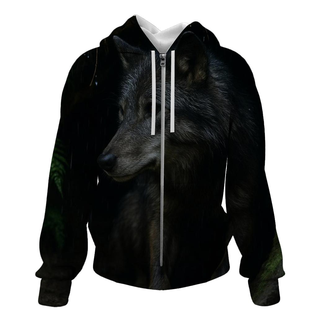 Timberline Den Entrance After Heavy Rain premium hoodies