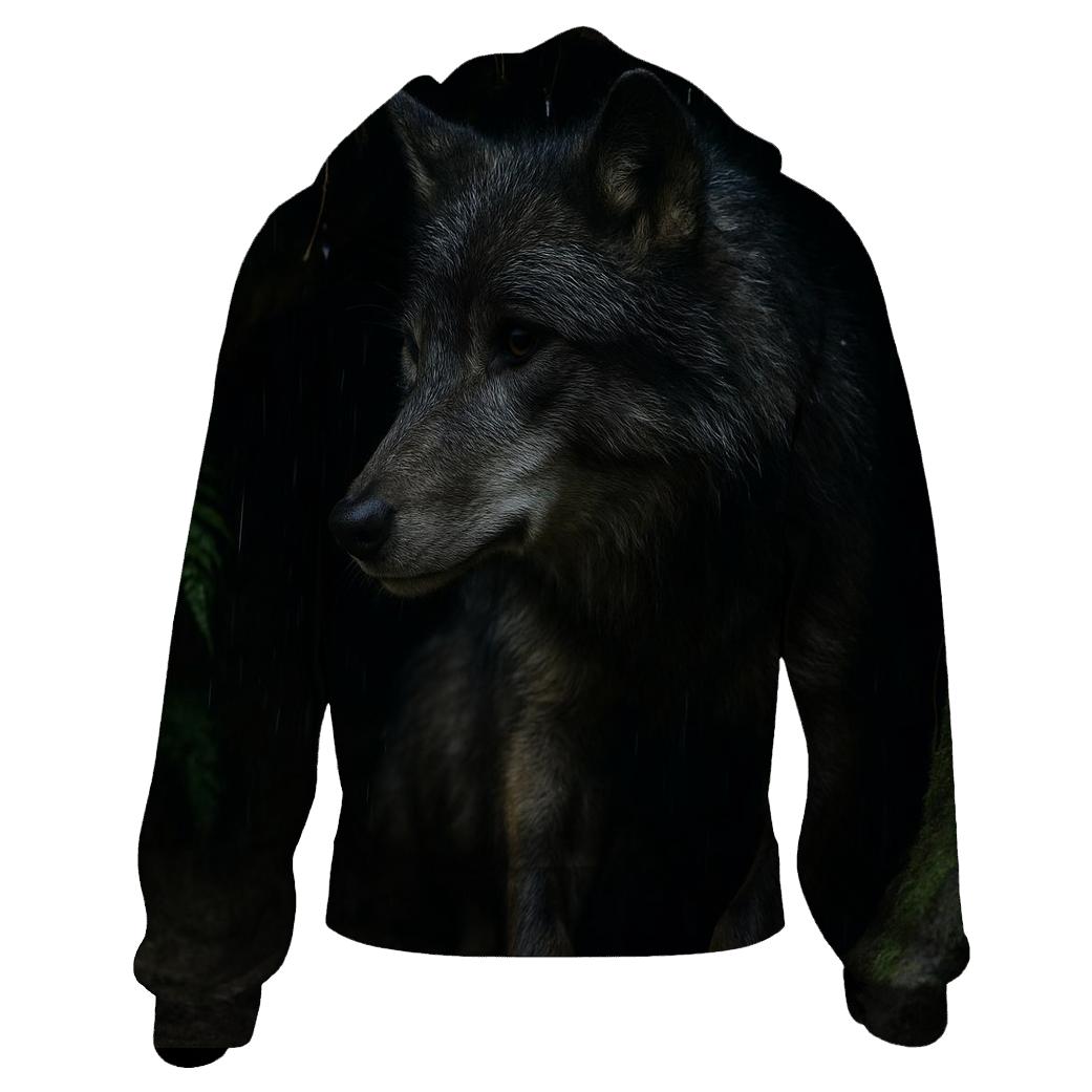 Timberline Den Entrance After Heavy Rain premium hoodies