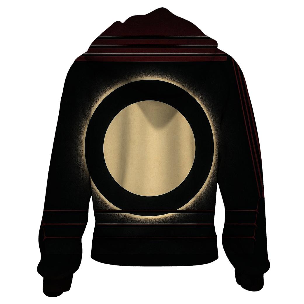 Burgundy Boxing Ring Eclipse custom hoodies
