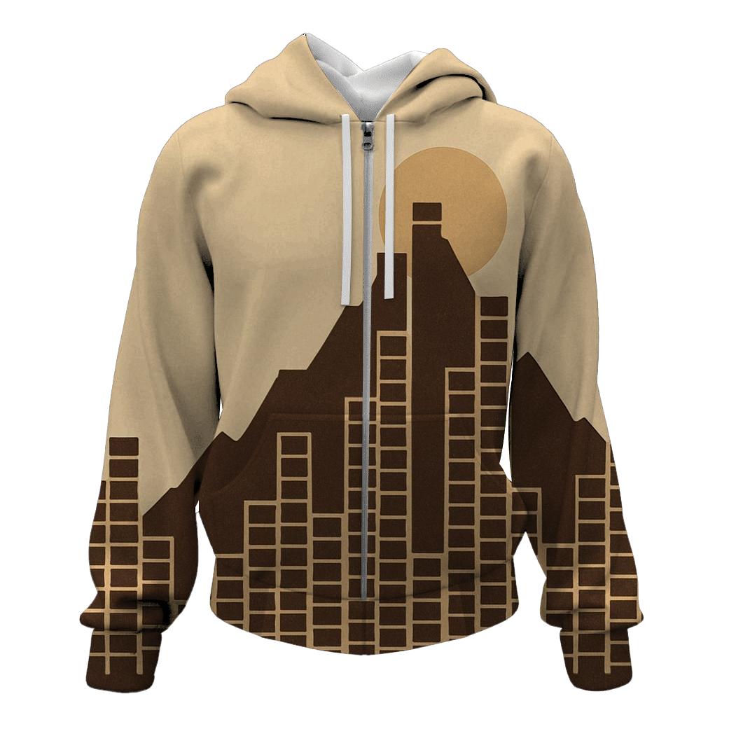Equalizer Mountain Range lightweight hoodies