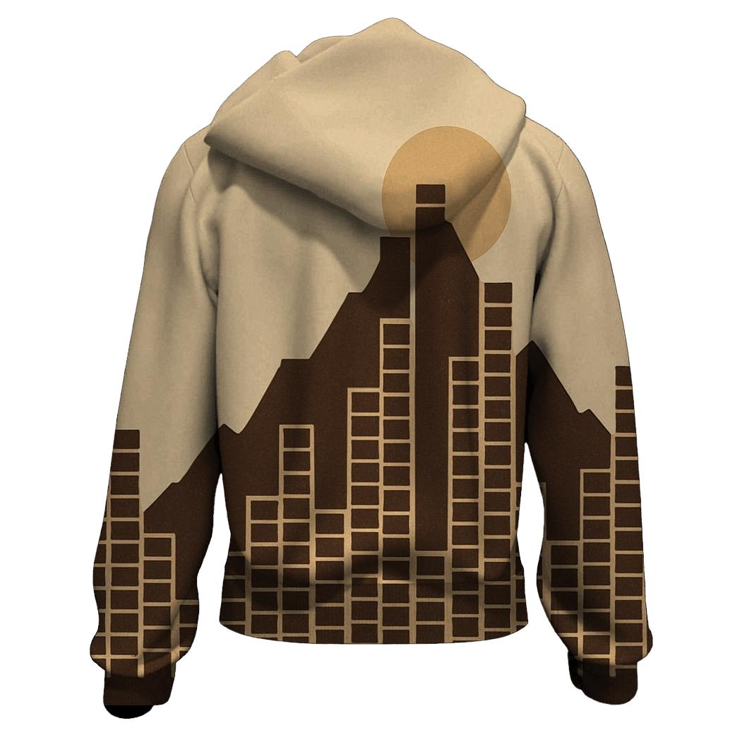 Equalizer Mountain Range lightweight hoodies