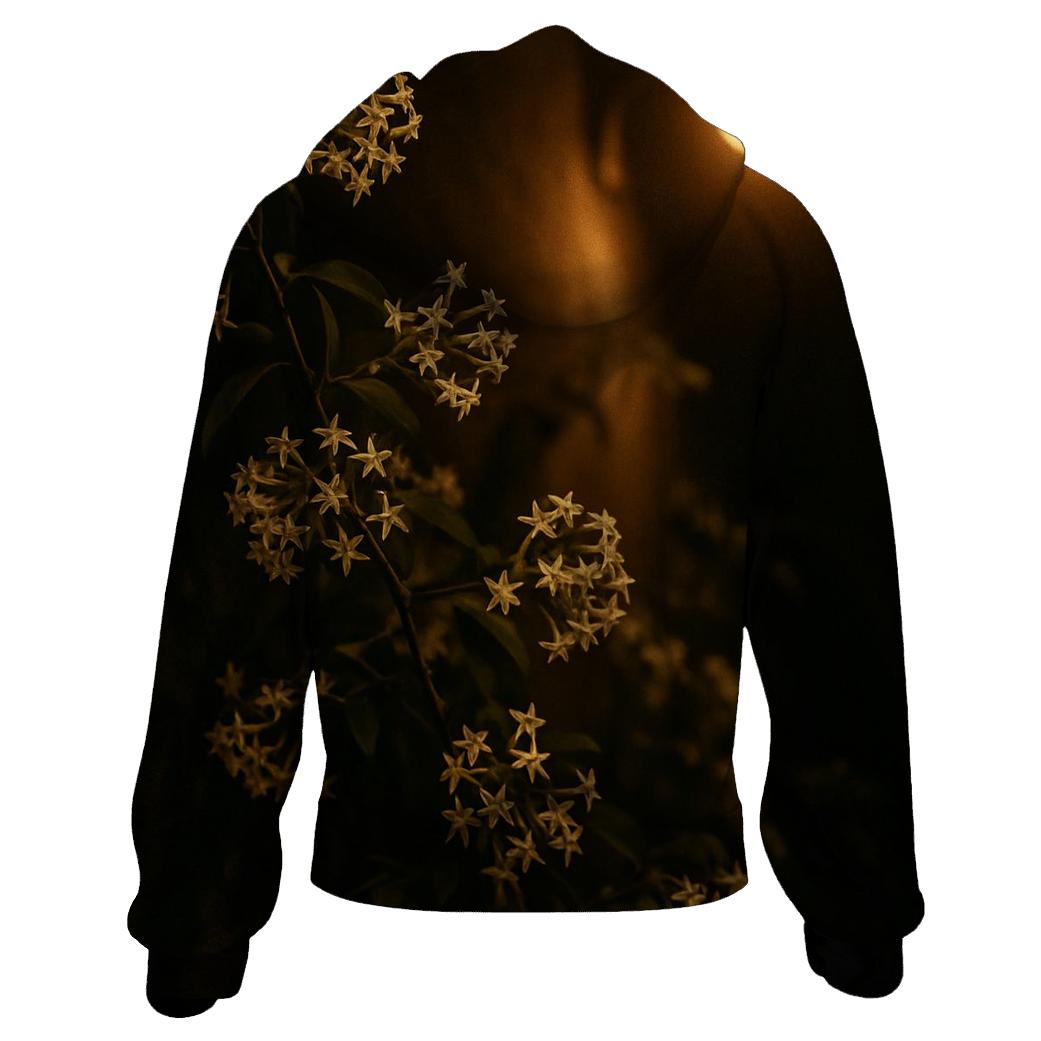 Night Blooming Jasmine Under Streetlamp hoodie trends