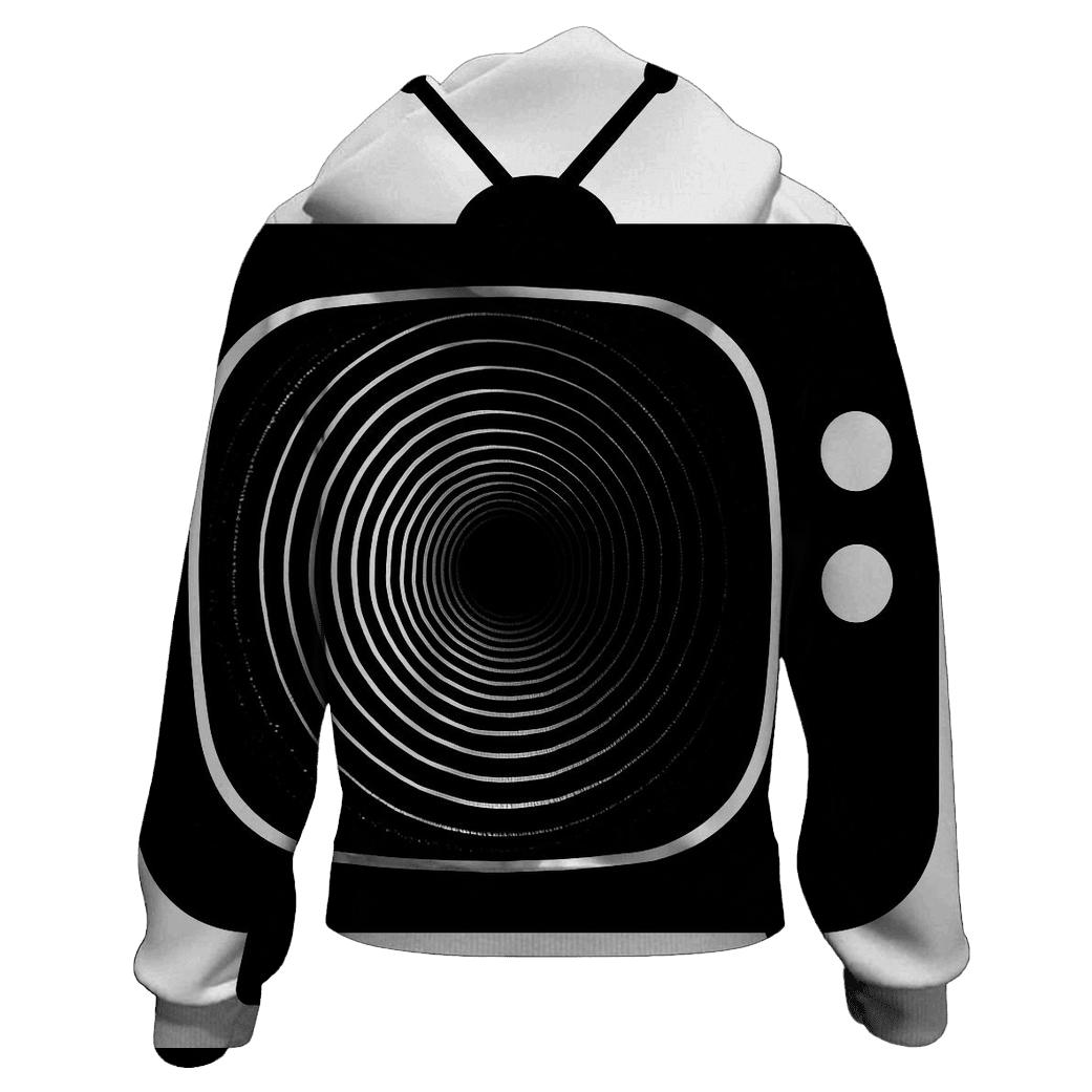 Retro TV Sound Portal lightweight hoodies