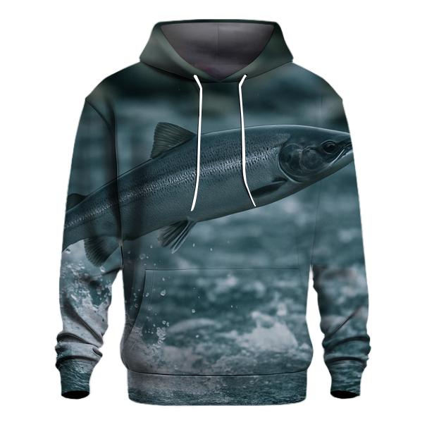 Riverglass Leap Atlantic Salmon hoodies fashion