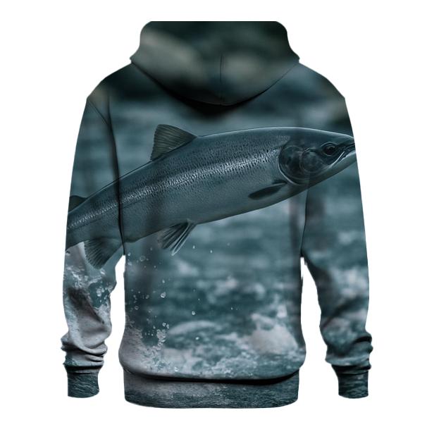 Riverglass Leap Atlantic Salmon hoodies fashion