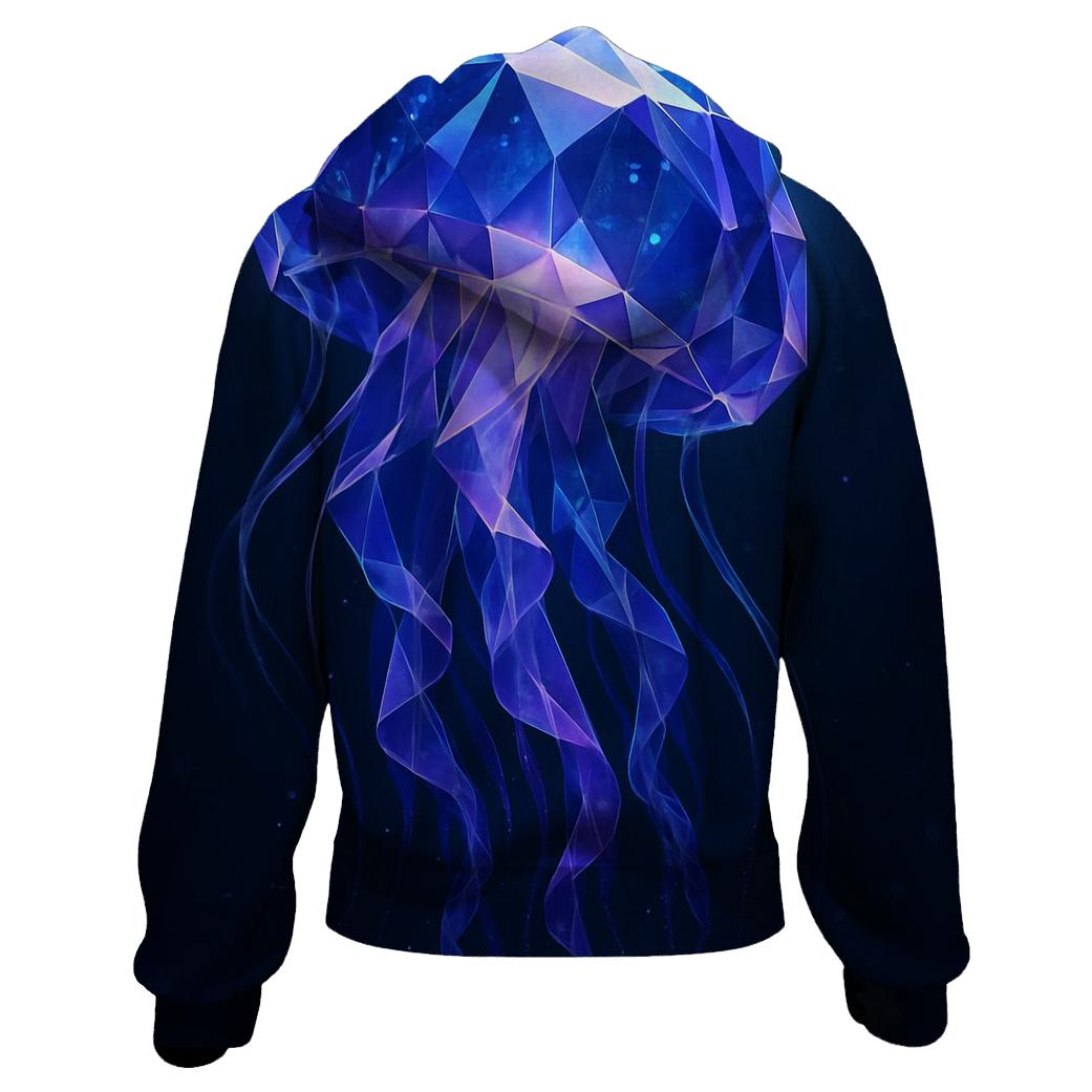 Crystal Jellyfish Deep Sea Bloom designer hoodies