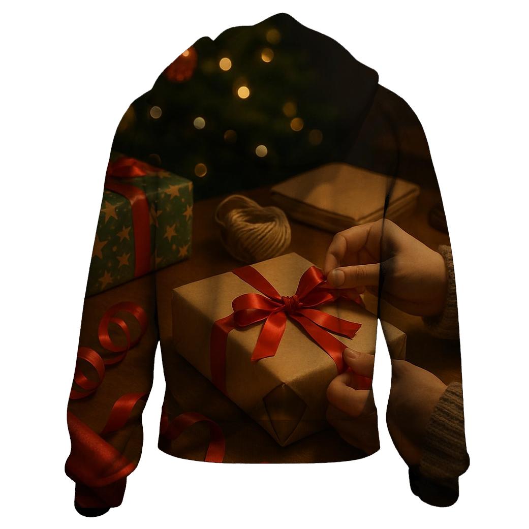 Gift Wrap Table With Ribbon Curl Magic hoodies fashion