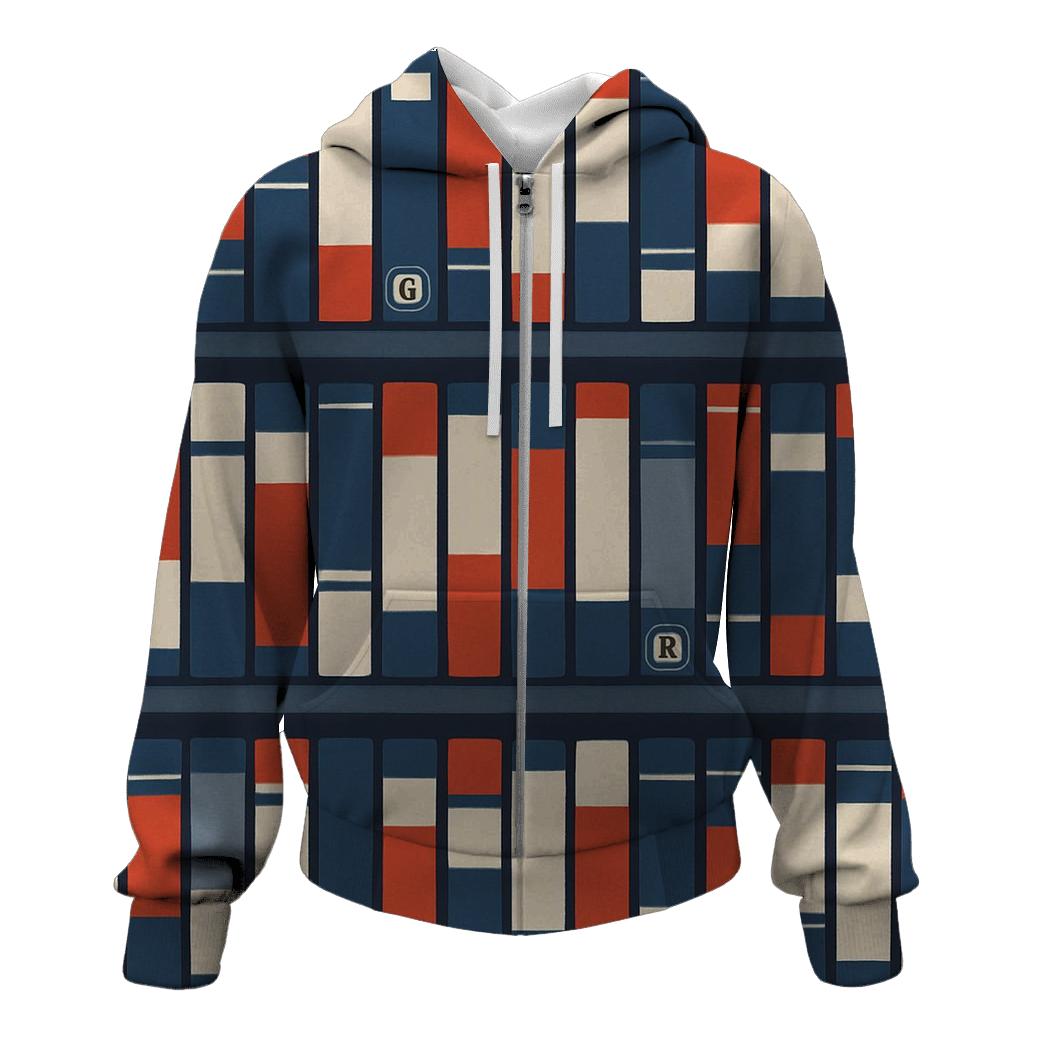 Video Rental Shelf Stripes hoodies fashion