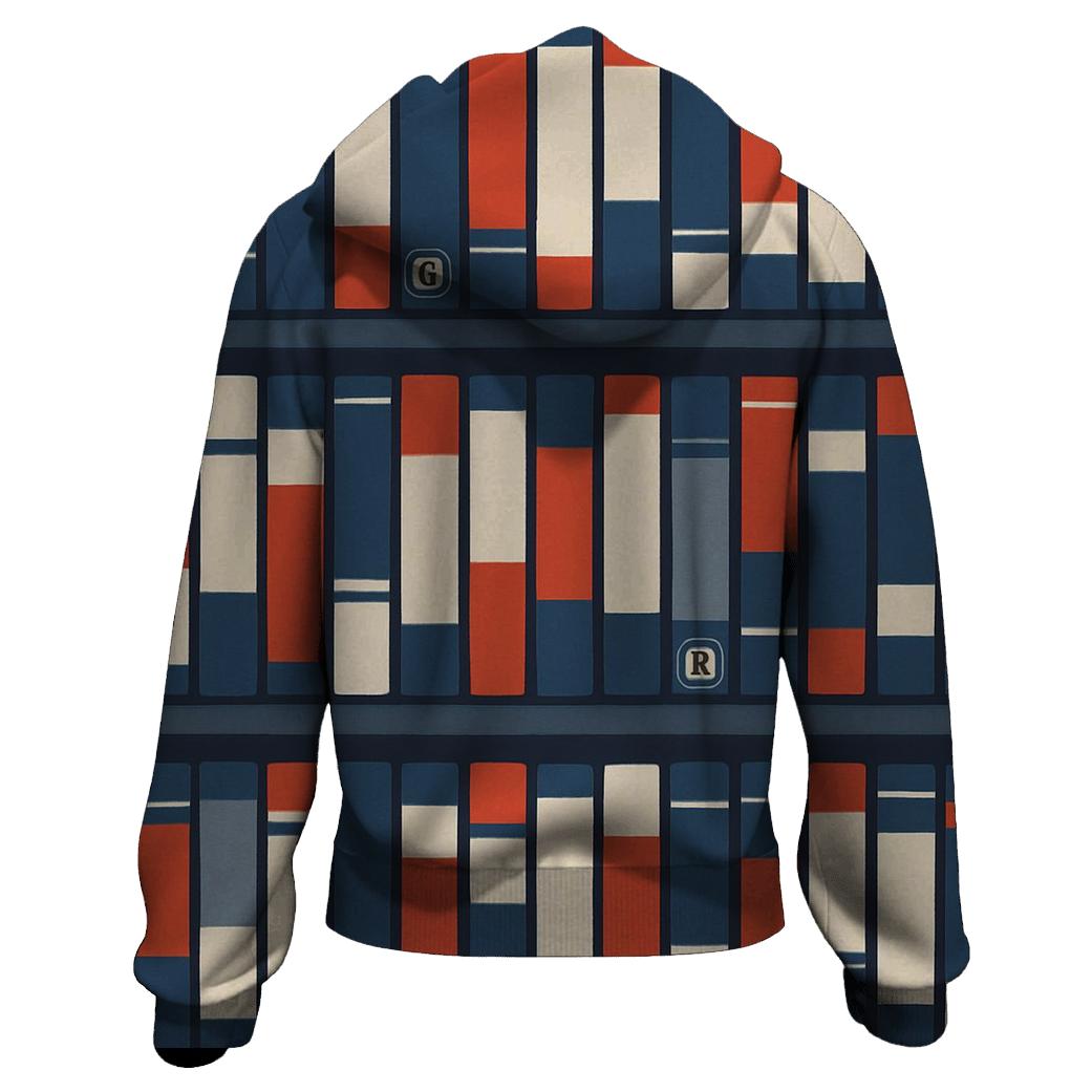 Video Rental Shelf Stripes hoodies fashion