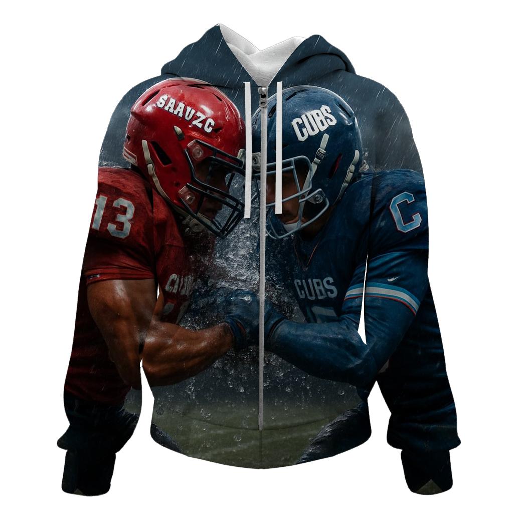Rain Soaked Rivalry Mudline Collision hoodie designs