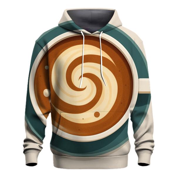 Latte Art Orbit embroidered hoodies