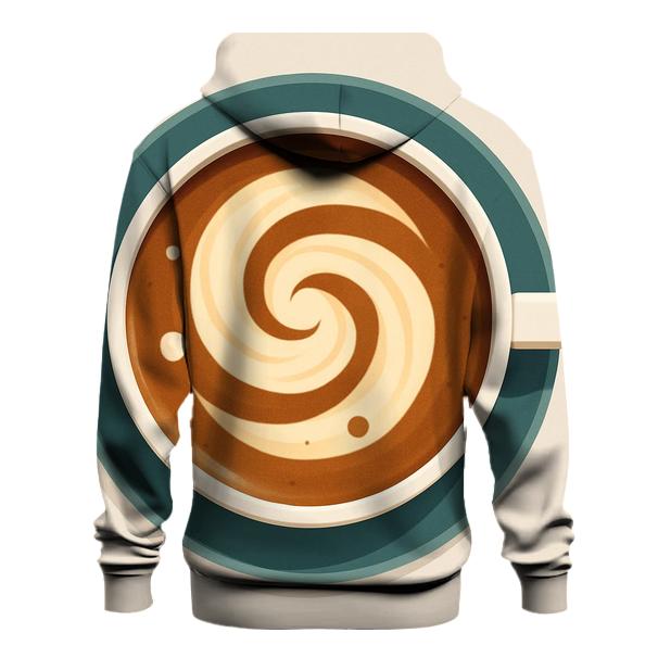 Latte Art Orbit embroidered hoodies