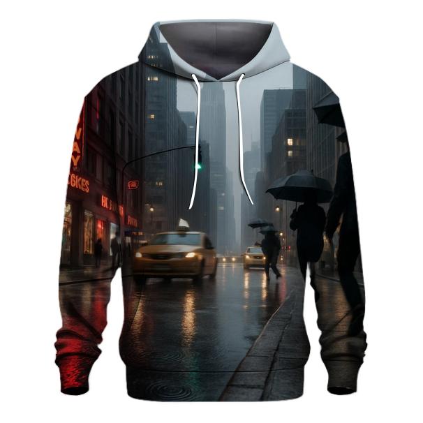 Rain Polished Broadway Canyon With Midtown Rising zip-up hoodies