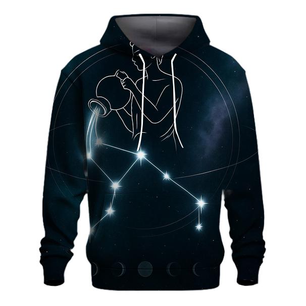 Aquarius Water Bearer Star Stream premium hoodies
