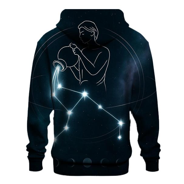 Aquarius Water Bearer Star Stream premium hoodies
