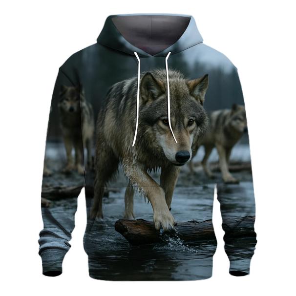 Ironwood Pack Crossing At First Thaw pullover hoodies