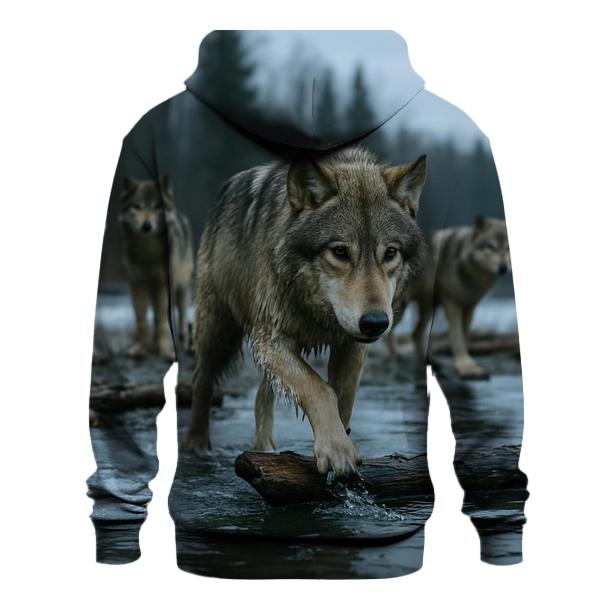 Ironwood Pack Crossing At First Thaw pullover hoodies