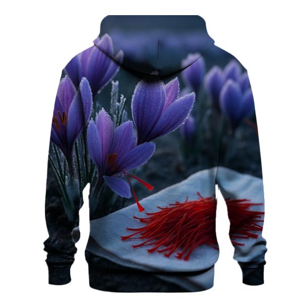 Saffron Crocus Harvest In Early Frost designer hoodies