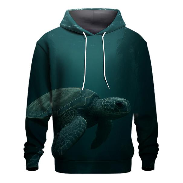 Kelp Corridor Green Sea Turtle heavyweight hoodies