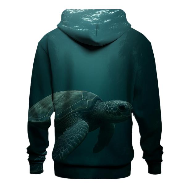 Kelp Corridor Green Sea Turtle heavyweight hoodies