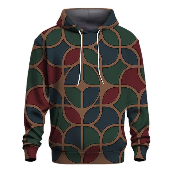 Bean Mosaic Tile premium hoodies