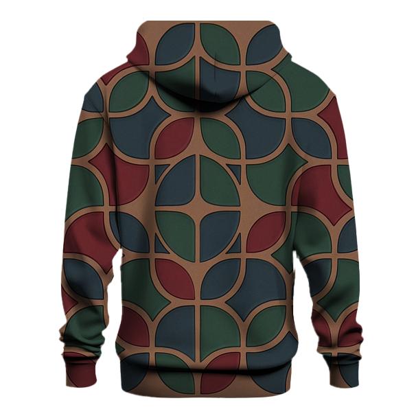 Bean Mosaic Tile premium hoodies