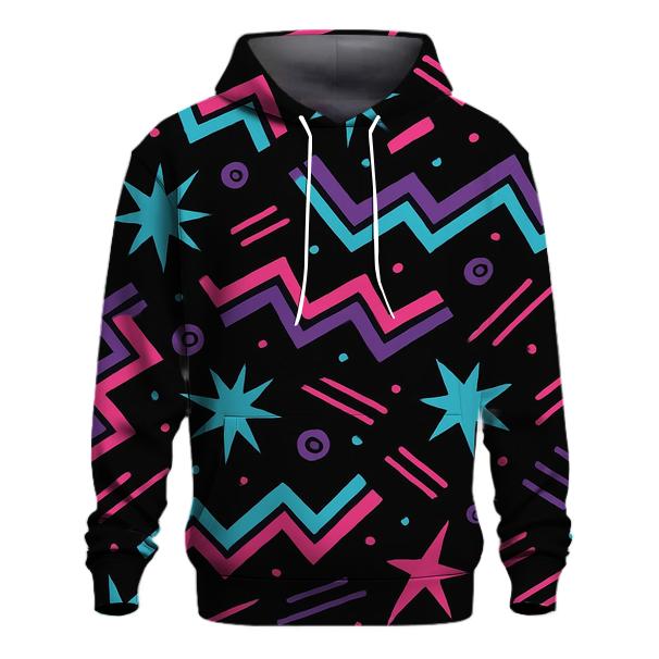 Neon Roller Rink Floor Pattern hoodie trends