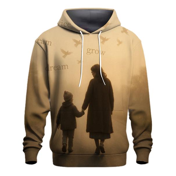 Letters In The Air A Mother’s Unspoken Guidance lightweight hoodies