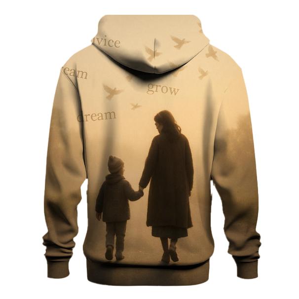 Letters In The Air A Mother’s Unspoken Guidance lightweight hoodies
