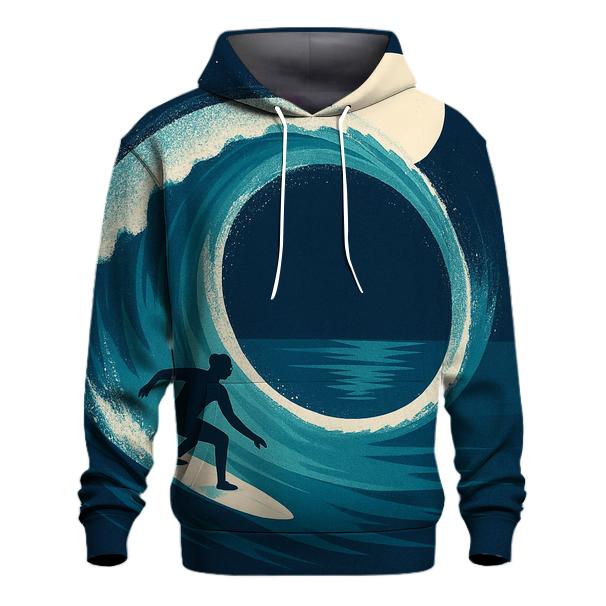 Indigo Wave Surf Orbit designer hoodies