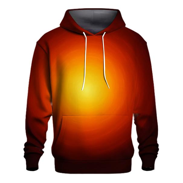 Molten Amber Bloom pullover hoodies