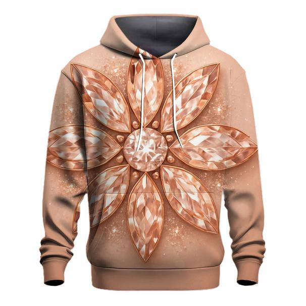 Rose Gold Gem Bloom hoodie trends