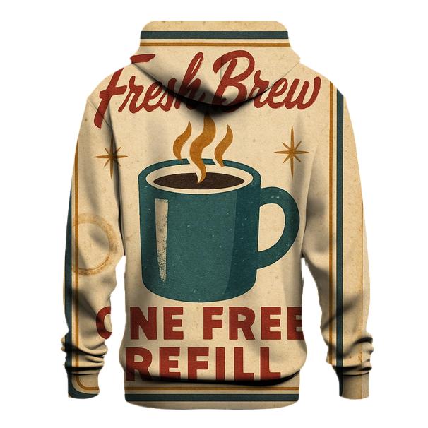 Faded 1950s Diner Coffee Coupon Poster designer hoodies