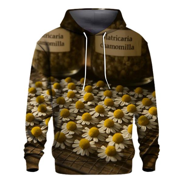 Chamomile Drying Rack In Traditional Apothecary hoodie styles