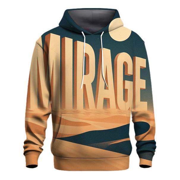 Desert Moon Mirage Typography printed hoodies