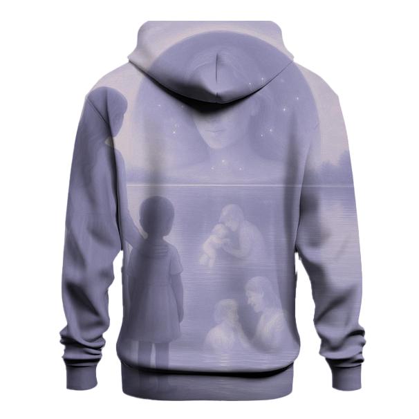 The Gentle Mirror Seeing Yourself Through Her Faith hoodie designs