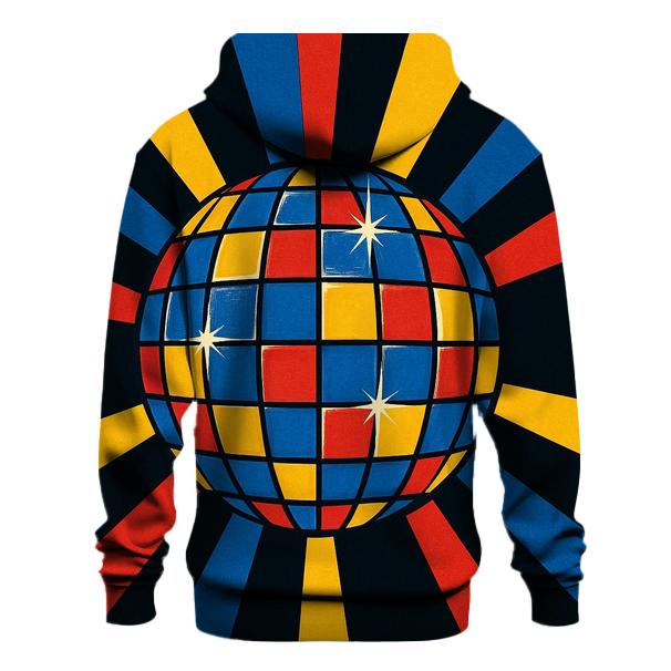 Disco Ball Prism Burst hoodie designs