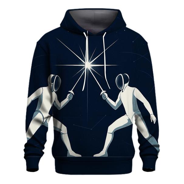 Midnight Fencing Star Parry pullover hoodies