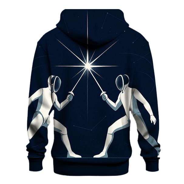 Midnight Fencing Star Parry pullover hoodies
