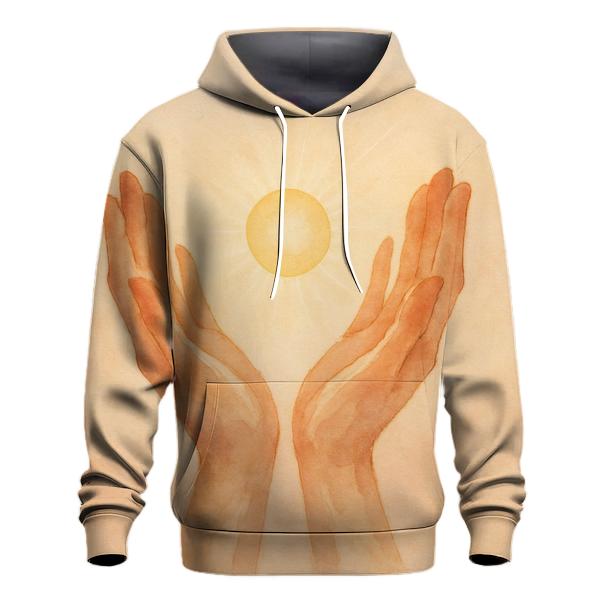 Open Hands Of Dawn pullover hoodies
