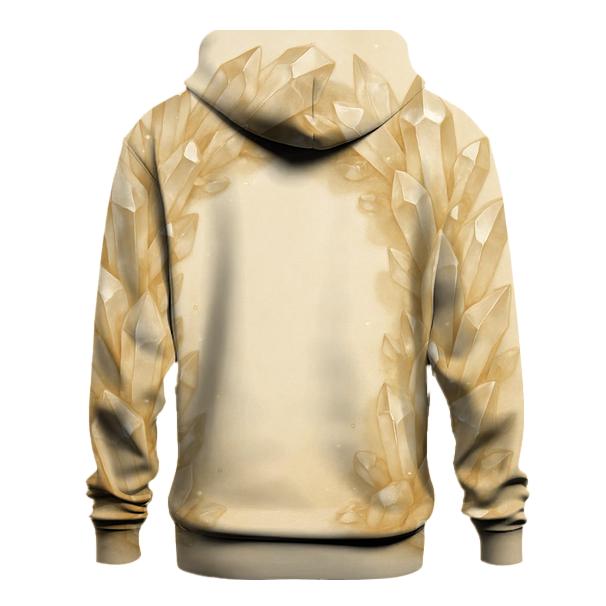 Champagne Crystal Archway zip-up hoodies