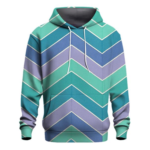 Accordion Chevron Aurora Fold hoodie trends