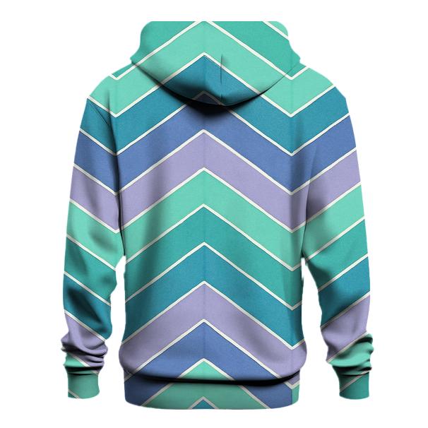 Accordion Chevron Aurora Fold hoodie trends