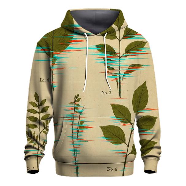 Glitch Botanica Herbarium hoodies fashion