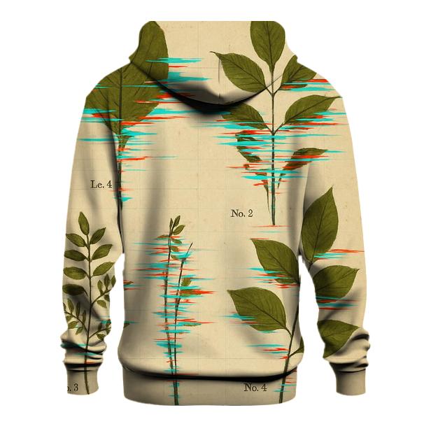 Glitch Botanica Herbarium hoodies fashion