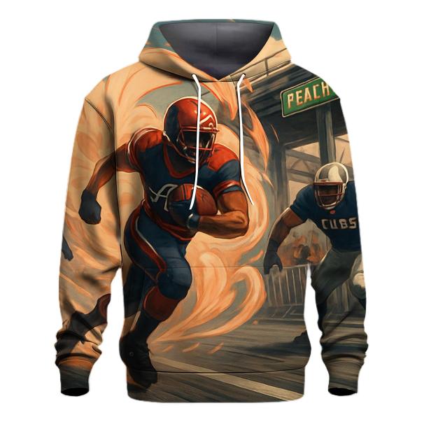 Peachtree Wind Route Kick Return Clash zip-up hoodies