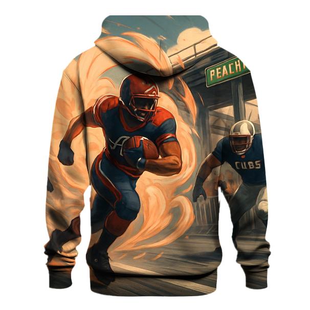 Peachtree Wind Route Kick Return Clash zip-up hoodies