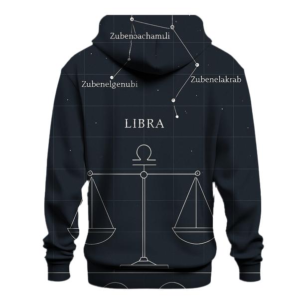 Libra Equinox Scales Star Chart hoodies fashion