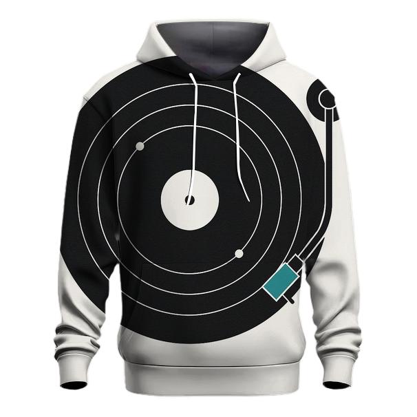 Turntable Orbit Diagram printed hoodies